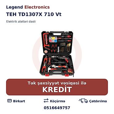 islənmis drel: Elan başlığı: Elektrik alət dəsti TEH TD1307X 710 Vt Elektrik alət — 1