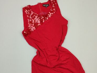 czerwona sukienki obcisła: Dress, S (EU 36), condition - Good