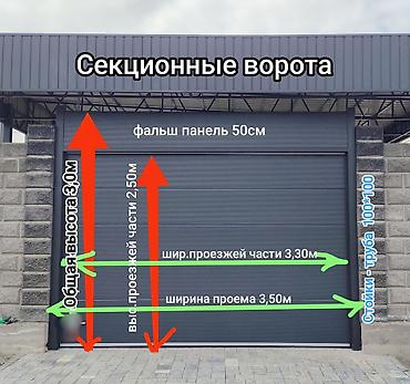 Секционные ворота: Автоматтык секциялык дарбазалар – ыңгайлуу, коопсуз, заманбап! 🏠 — 14
