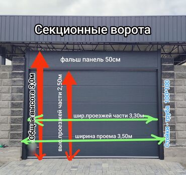 Секционные ворота: ВОРОТА | ДАРБАЗА Все виды автоматических ворот! Секционные ворота — 18
