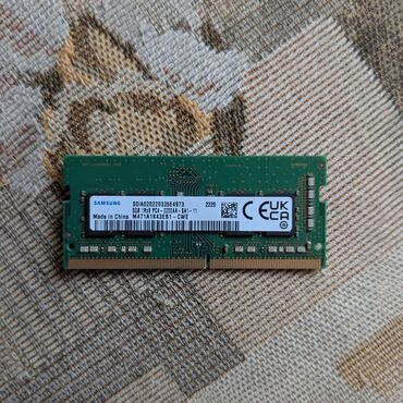 озу 4гб: Оперативдик эс-тутум, Жаңы, Samsung, 8 ГБ, DDR4, 3200 МГц, Ноутбук үчүн