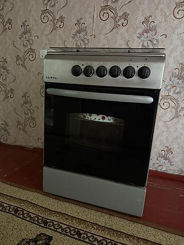 мечта печка: Комбинированная плита, Luxell, Б/у, Напольная, Механическая, Полная оплата — 9