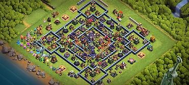 Clash of Clans hesabı – inkişaf etmiş Asıl Kənd - Bələdiyyə (Town