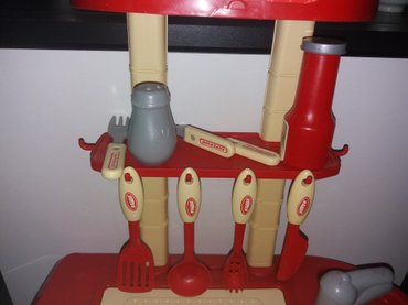 Oyuncaqlar: Baha alınıb! Soba üşaq üçün böyük səsi və işığları var + başqa qabları — 5