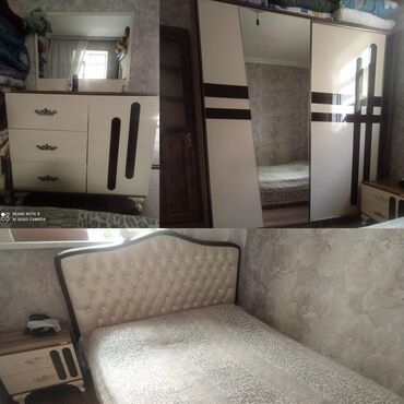 ТВ стенды: Двуспальная кровать, Шкаф, Трюмо, 2 тумбы, Б/у
