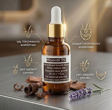 Gözəllik və sağlamlıq: Minoxidil 5% – Saç Tökülməsinə Qarşı Serum Məhsulun xüsusiyyətləri: - — 2