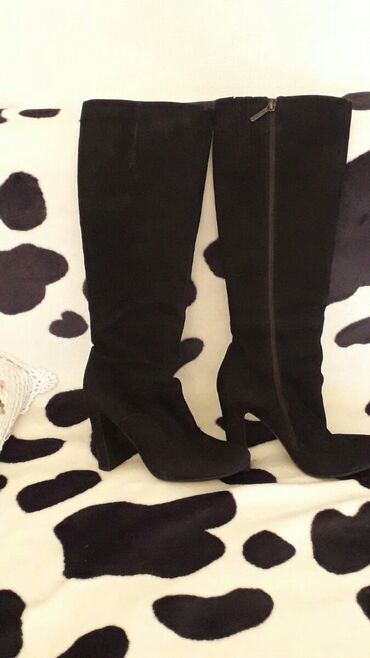 детские высокие ботинки: Çəkmə, Carlo Pazolini, Ölçü: 37, rəng - Qara, İşlənmiş