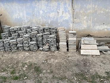350 сом квадрат Тротуарная плитка и дорожные плиты - Материал
