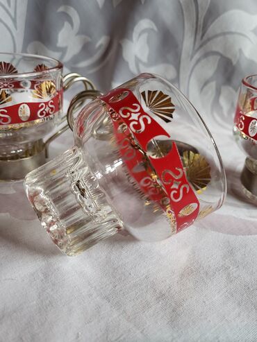 Kuhinjski setovi: Solje za kafu,case za pice iz 70ih. god. italijanske. Solje za — 8