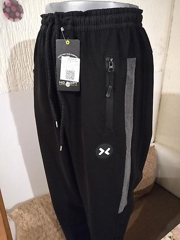 chill trenerke: Nova muska pamucna trenerka donji deo No Copy u velikoj velicini 6XL — 4