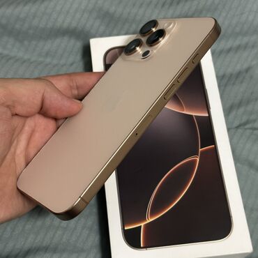 Apple iPhone: IPhone 16 Pro Max, Б/у, 256 ГБ, Desert Titanium, Чехол, Коробка, 95 % — 4