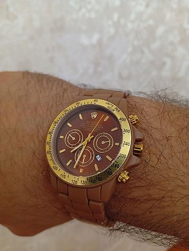 Qol saatları: Yeni, Qol saatı, Rolex, rəng - Qəhvəyi — 5