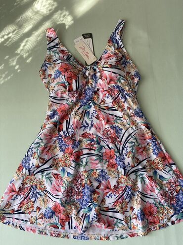 cvetne haljine za svadbu: M (EU 38), Polyester, Floral, color - Multicolored