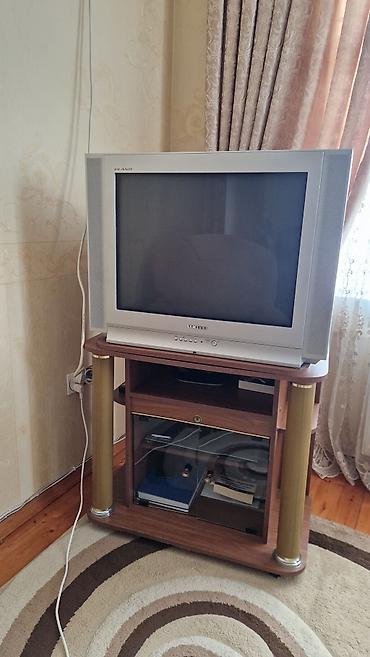 Samsung katod-şüalı (CRT) televizor və dəbli TV stendi - Brend/model lalafo.az -da Samsung katod-şüalı (CRT) televizor və dəbli TV stendi - Brend/model