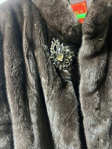 Шубы: Норковая шуба AMO Luxury Furs - Модель: классическая прямая, длина — 7