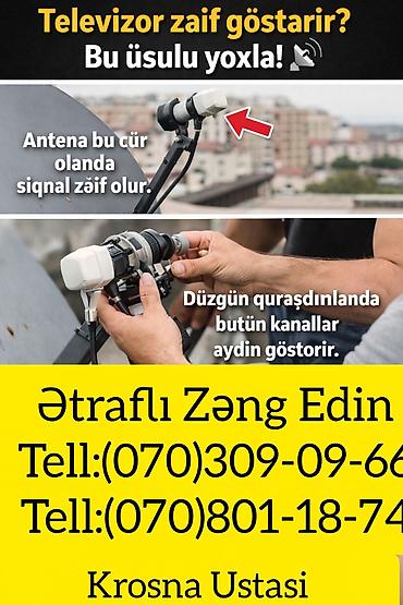 yoshiro televizor: Peyk antenalarının quraşdırılması | Quraşdırılma — 5