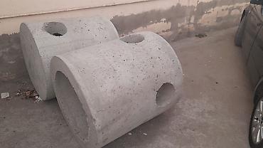 su sirketi: Beton kanalizasiya/şaxələnmə qufaları (halqaları) - Material — 2