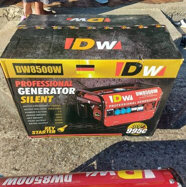 Agregati: GERMANY KRAFTECH 8.5KW BENZINAC POTROSNJA 1L-1H Tri monofazne — 9