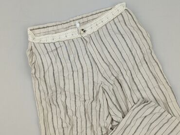 spodnie push up: Hema, Material trousers for women, size S (EU 36)