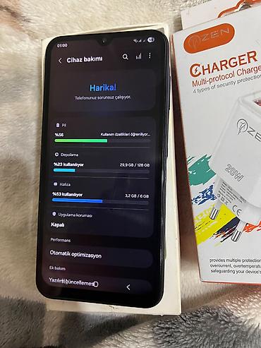 samsuk: Samsung Galaxy A15, 128 GB, rəng - Mavi, Barmaq izi, Face ID — 10
