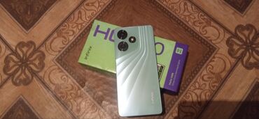 телефон джойстик: Infinix Hot 30 Play NFC, Б/у, 128 ГБ, цвет - Голубой, 2 SIM