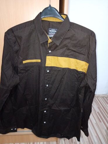 crne košulje: Shirt 2XL (EU 44), color - Brown