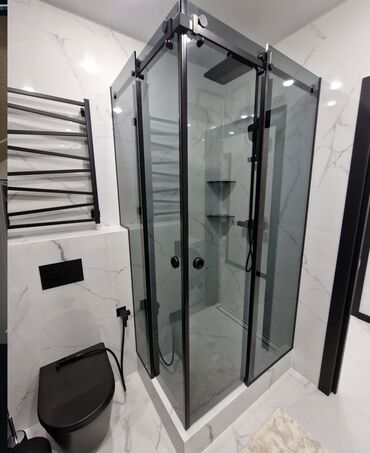 Душевые перегородки и ограждения: ОПТОМ душевые перегородки в Чолпон-Ате 🚿 При заказе от 5 комплектов — — 15
