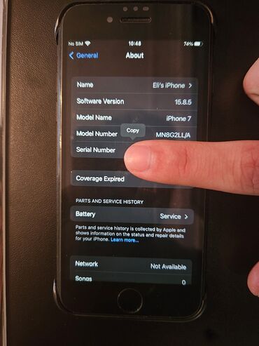 Apple iPhone: IPhone 7, 32 GB, Qara, Barmaq izi — 4