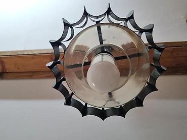 lusteri za dnevnu sobu cena: STARI METALNO STAKLENI LUSTER SIJAJ HRASTNIK | Stari metalno — 3