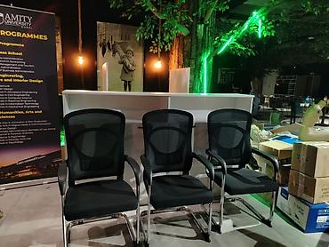 reception stolu satilir: Ağ rəngli resepsiyon/qarşılama masasının modulu - Dizayn: Minimalist — 3