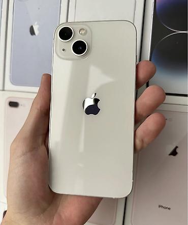 IPhone 13, 128 GB, Ağ, Zəmanət, Simsiz şarj, Face ID lalafo.az -da IPhone 13, 128 GB, Ağ, Zəmanət, Simsiz şarj, Face ID