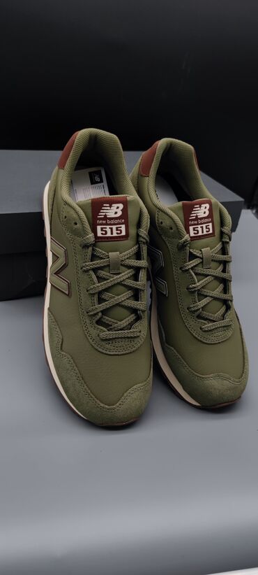 Кроссовки и спортивная обувь: Мужские кроссовки, 45, New Balance, Новый, цвет - Зеленый, Самовывоз, Платная доставка