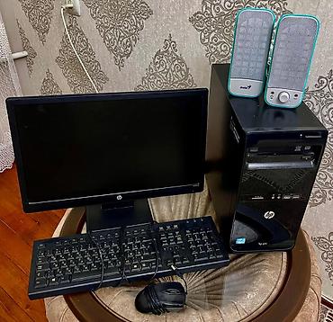 HP masaüstü kompüter seti Tərkibi: - HP Pro sistem bloku - Prosessor