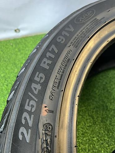 aeolus e70: Шины 225 / 45 / R 17, Зима, Б/у, Пара, Легковые, Корея, Kumho — 5