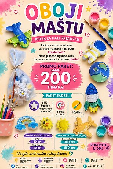 ceger torba pepco: 🎨 GIPSANE FIGURICE ZA BOJENJE – Paket za 200 din! 🎨 Kreativna zabava — 1