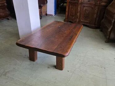 Stilski klub stolovi: Masiva tezak sto puno drvo hrast. Duzina 140 cm Sirina 80 cm Visina 45 — 8