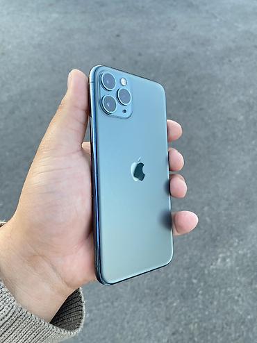 blu: IPhone 11 Pro, Б/у, 256 ГБ, Matte Midnight Green, 100 % — 2
