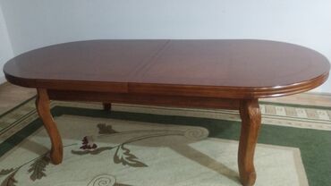 круглый деревянный стол реставрация лаком: Для зала Стол, цвет - Коричневый, Б/у