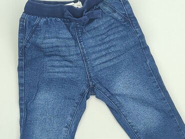 sinsay kurtki chłopięce: Denim pants, SinSay, 0-3 months, condition - Perfect