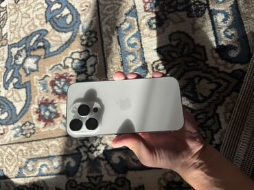 apple ноутбуки: IPhone 14 Pro, Колдонулган, 256 ГБ, White Titanium, 87 %