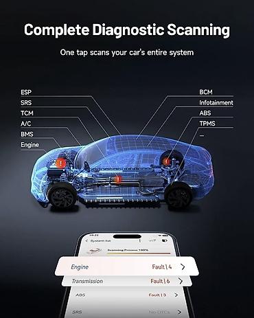 akcija ventilatora: TOPDON Topscan Pro Bluetooth OBD2 za iOS / Android Dijagnostika svih — 9