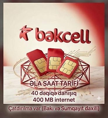 Bakcell “Əla Saat” tarifi üçün SIM kart - Tarif məzmunu: 40 dəqiqə