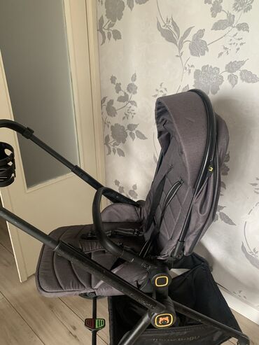 Коляски: Коляска, цвет - Черный, Б/у — 14