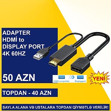 Digər kompüter aksesuarları: HDMİ Adapterlər SAYLA ALANA VƏ USTALARA TOPDAN QİYMƏTLƏ VERİLİR! ⭐HDMİ — 9
