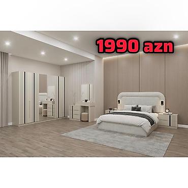 mebel stullar: İkinəfərlik çarpayı, 2 tumba, Dolab, Termo, Azərbaycan, Yeni — 1