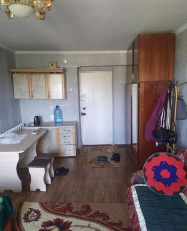 аренда квартир на долгий срок в городе ош: 1 комната, Агентство недвижимости, Без подселения, С мебелью частично