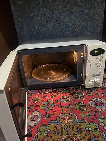 pilet soba: Samsung mikrodalğalı soba - Oval pəncərəli klassik dizayn, ağ korpus — 2