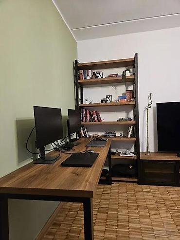 bež sofa: LUX S RADNI STO ZA DVE OSOBE IZRADA PO MERI | Kontakt telefon — 4