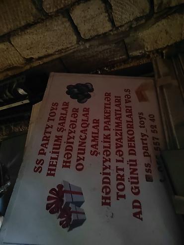 evde ad gunu bezekleri: İşıqlı reklam satılır ölcu 45x65. Banner deyik orseklodu — 1