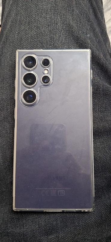 galaxy ultra: Samsung Galaxy S24 Ultra, 256 GB, rəng - Boz, Düyməli, Barmaq izi, Simsiz şarj — 1